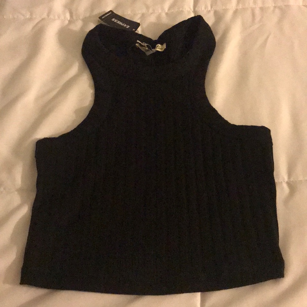 Black crop top